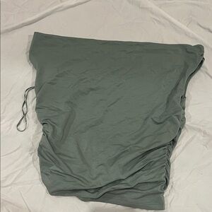 Abercrombie and fitch sage green off the shoulder top new with tags